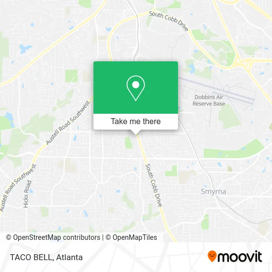 TACO BELL map