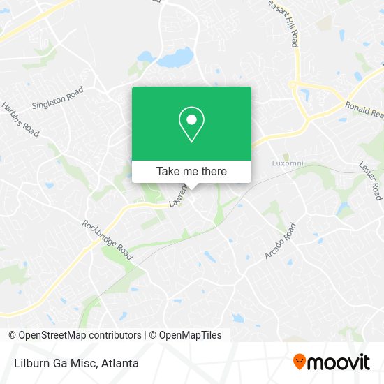 Lilburn Ga Misc map