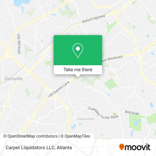 Mapa de Carpet Liquidators LLC