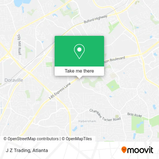 Mapa de J Z Trading