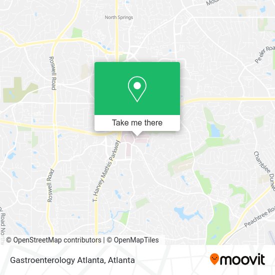 Gastroenterology Atlanta map