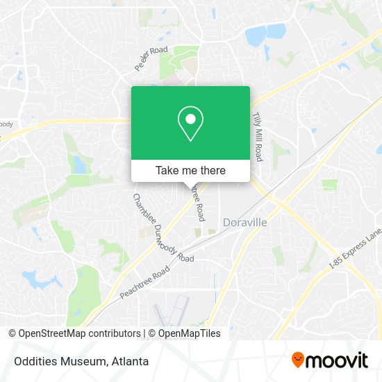 Mapa de Oddities Museum