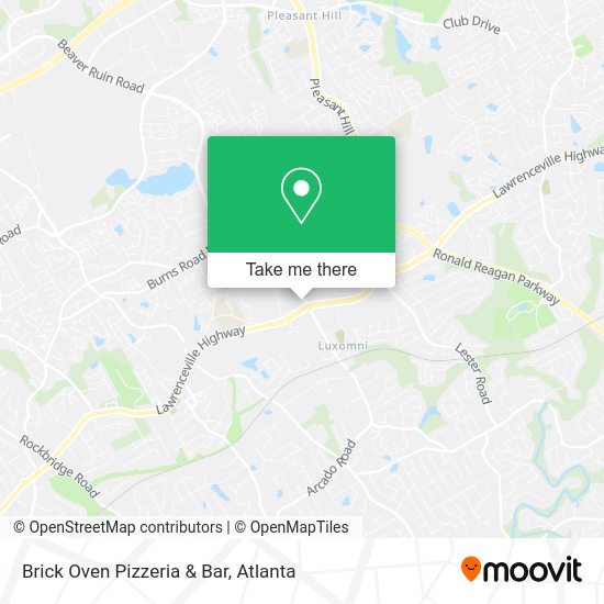Brick Oven Pizzeria & Bar map