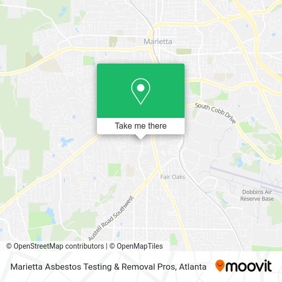 Marietta Asbestos Testing & Removal Pros map