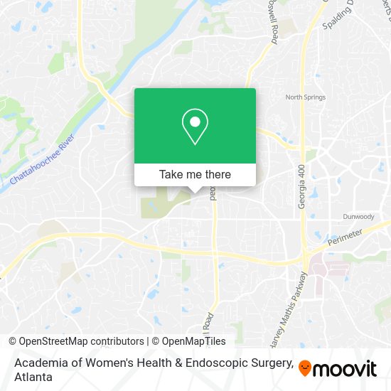 Mapa de Academia of Women's Health & Endoscopic Surgery