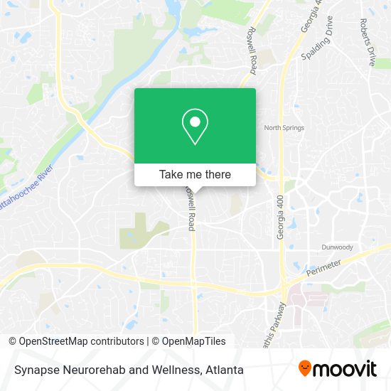 Synapse Neurorehab and Wellness map