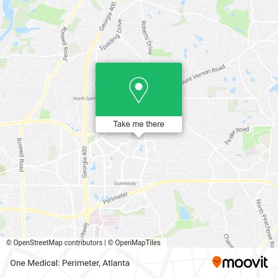 Mapa de One Medical: Perimeter