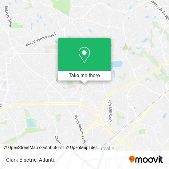 Clark Electric map