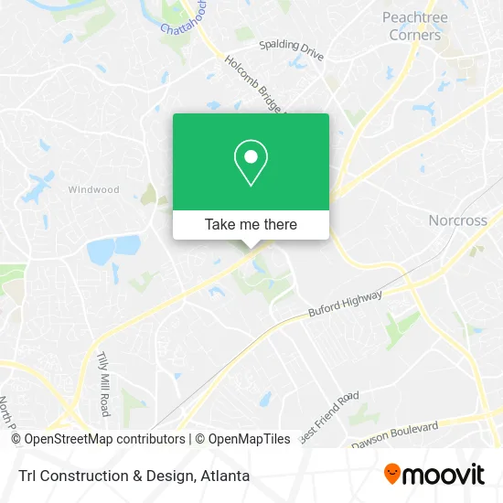 Mapa de Trl Construction & Design