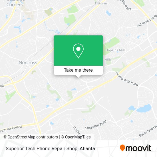 Mapa de Superior Tech Phone Repair Shop