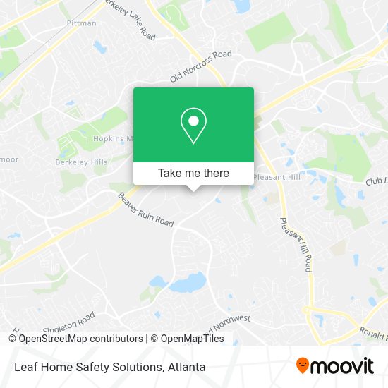 Leaf Home Safety Solutions map
