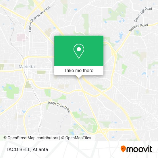 Mapa de TACO BELL