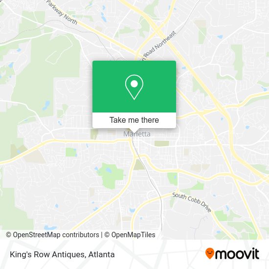 Mapa de King's Row Antiques