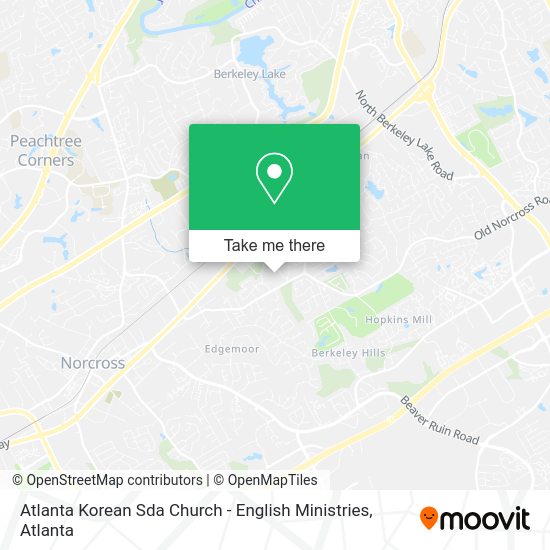 Mapa de Atlanta Korean Sda Church - English Ministries