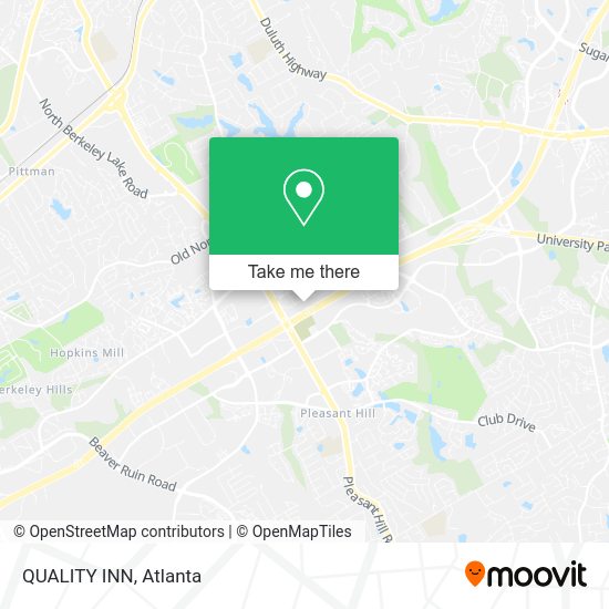 QUALITY INN map