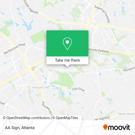 Mapa de AA Sign