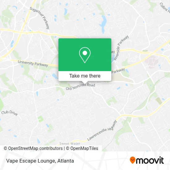 Vape Escape Lounge map
