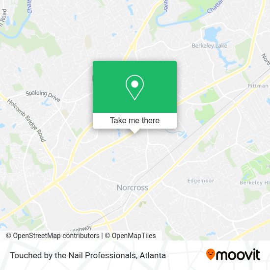 Mapa de Touched by the Nail Professionals