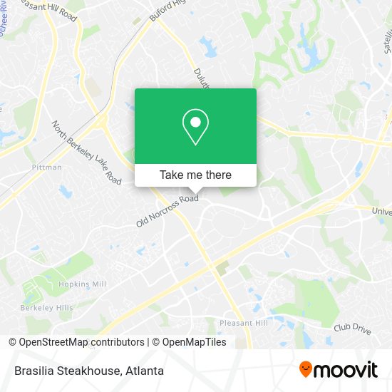 Mapa de Brasilia Steakhouse