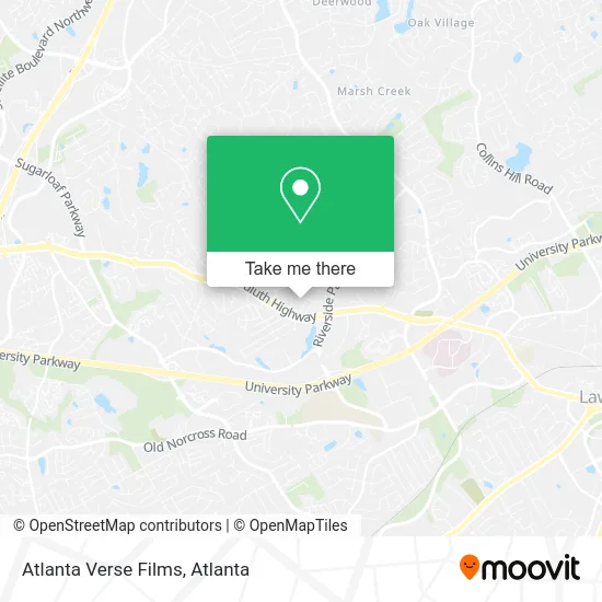 Atlanta Verse Films map