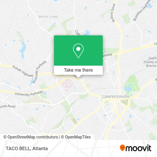 TACO BELL map