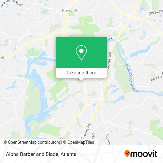 Mapa de Alpha Barber and Blade