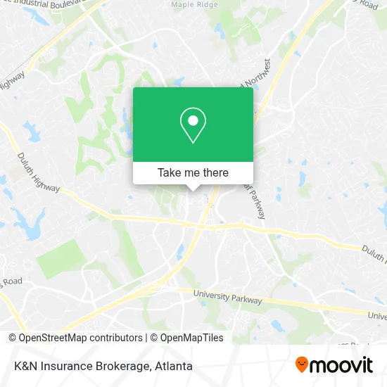 K&N Insurance Brokerage map