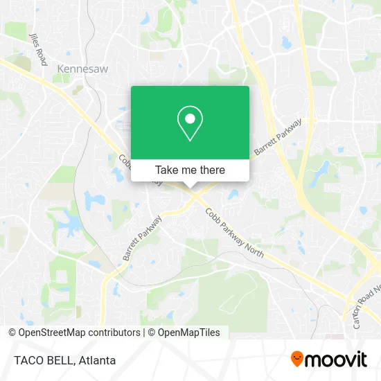 TACO BELL map