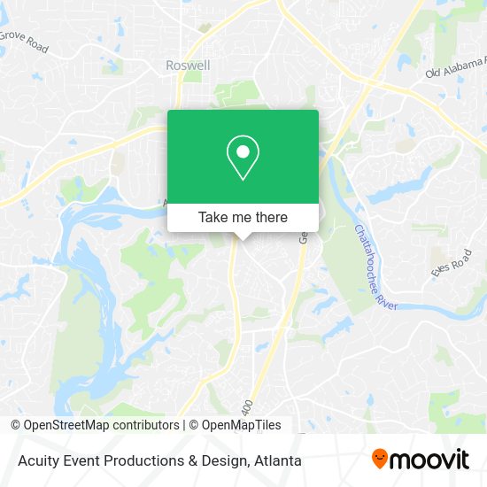 Acuity Event Productions & Design map