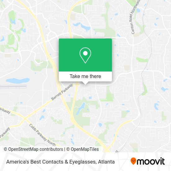 Mapa de America's Best Contacts & Eyeglasses