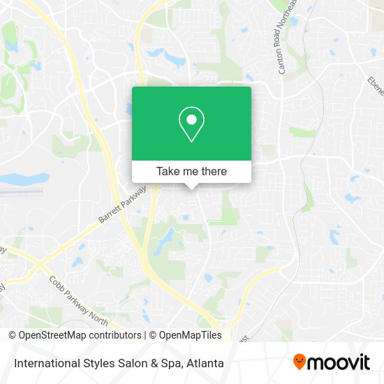 Mapa de International Styles Salon & Spa