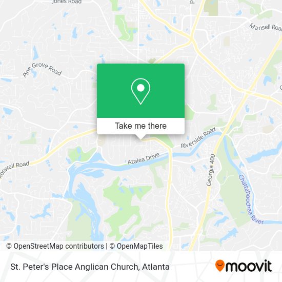 Mapa de St. Peter's Place Anglican Church