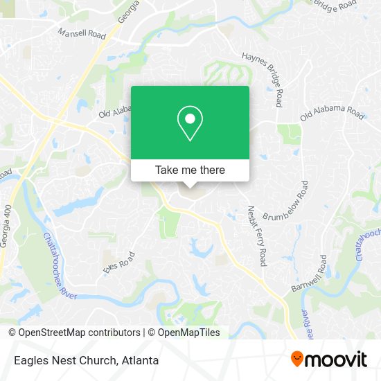 Eagles Nest Church map