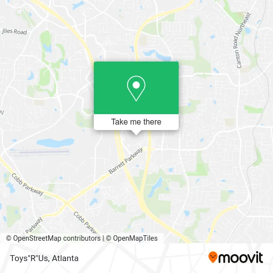 Toys"R"Us map