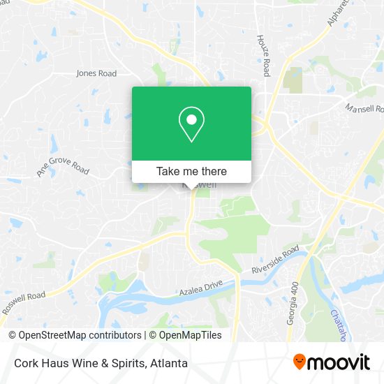 Mapa de Cork Haus Wine & Spirits