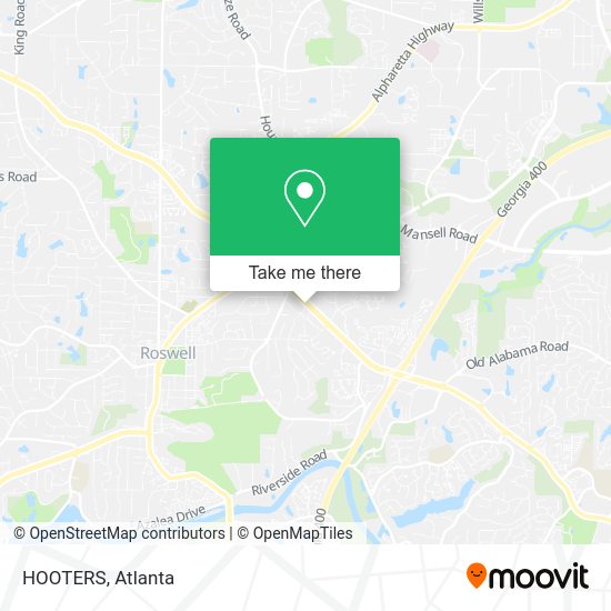 HOOTERS map