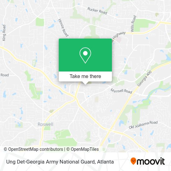 Ung Det-Georgia Army National Guard map