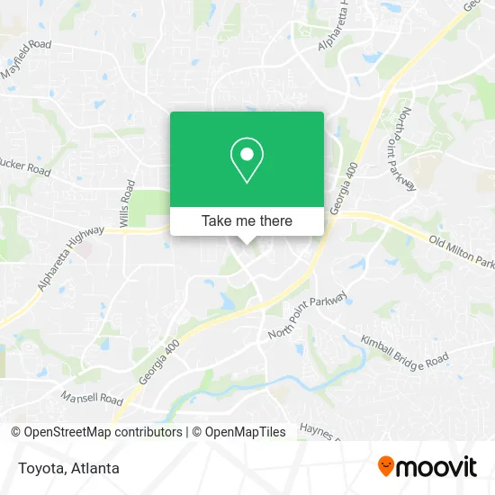 TOYOTA map