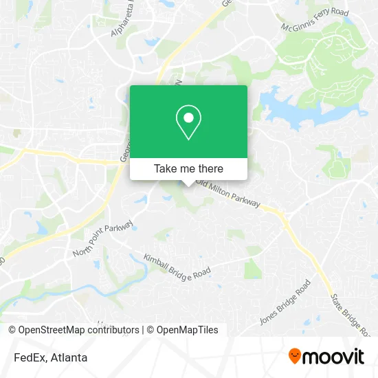 FedEx map