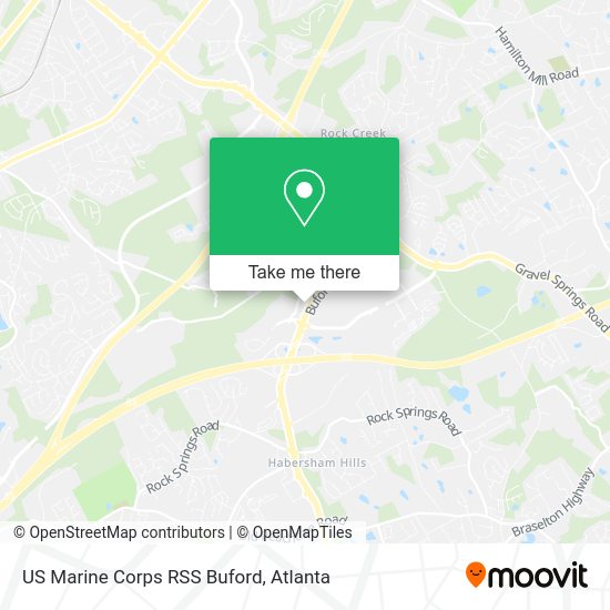US Marine Corps RSS Buford map
