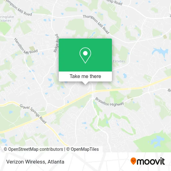 Verizon Wireless map