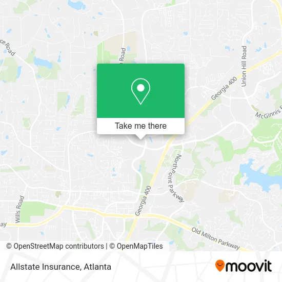 Allstate Insurance map