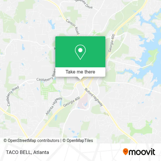 TACO BELL map