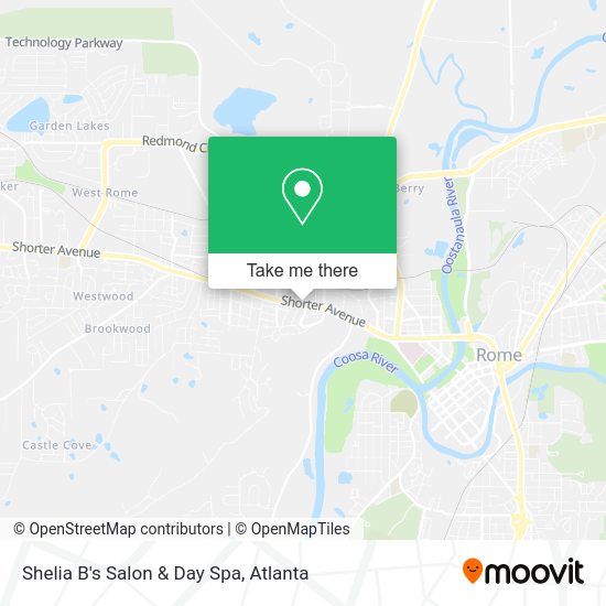 Shelia B's Salon & Day Spa map