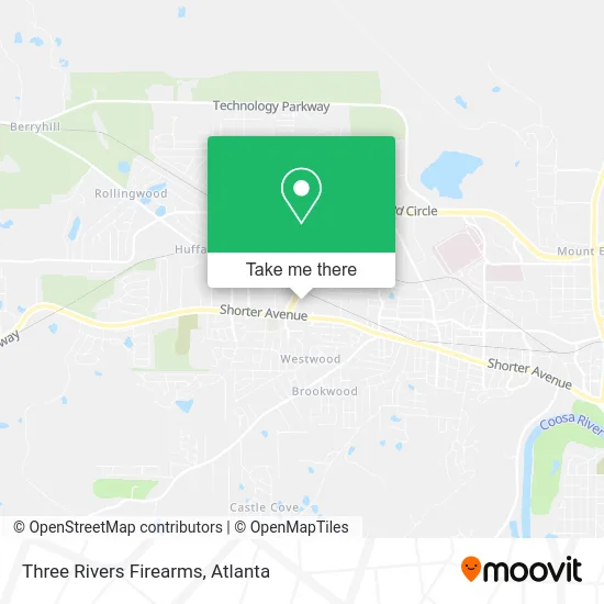 Three Rivers Firearms map