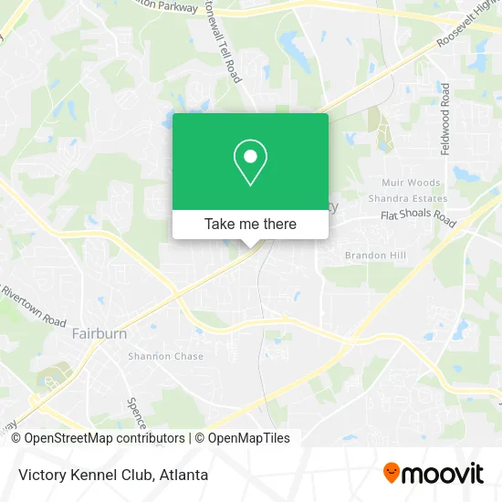 Victory Kennel Club map