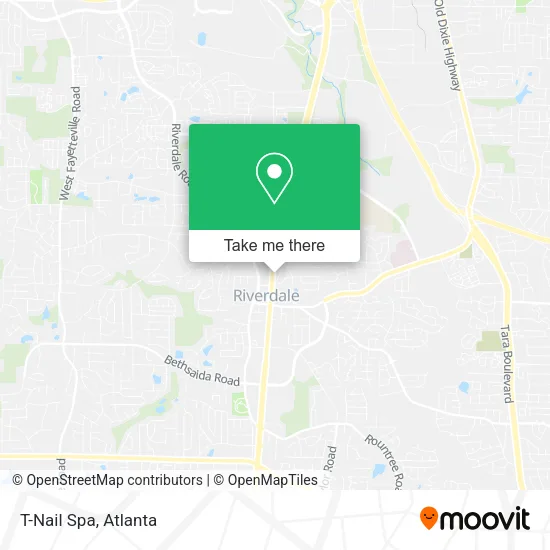 Mapa de T-Nail Spa