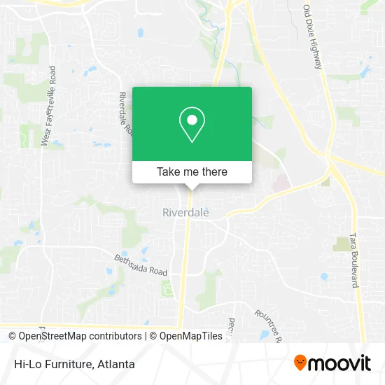 Mapa de Hi-Lo Furniture