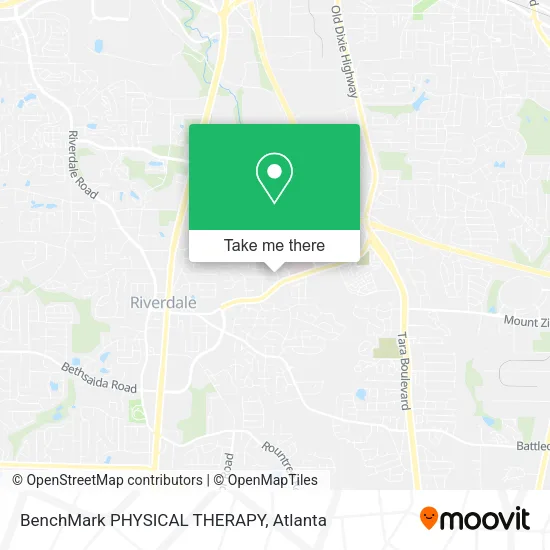 BenchMark PHYSICAL THERAPY map