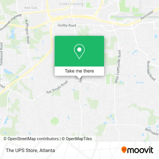 Mapa de The UPS Store